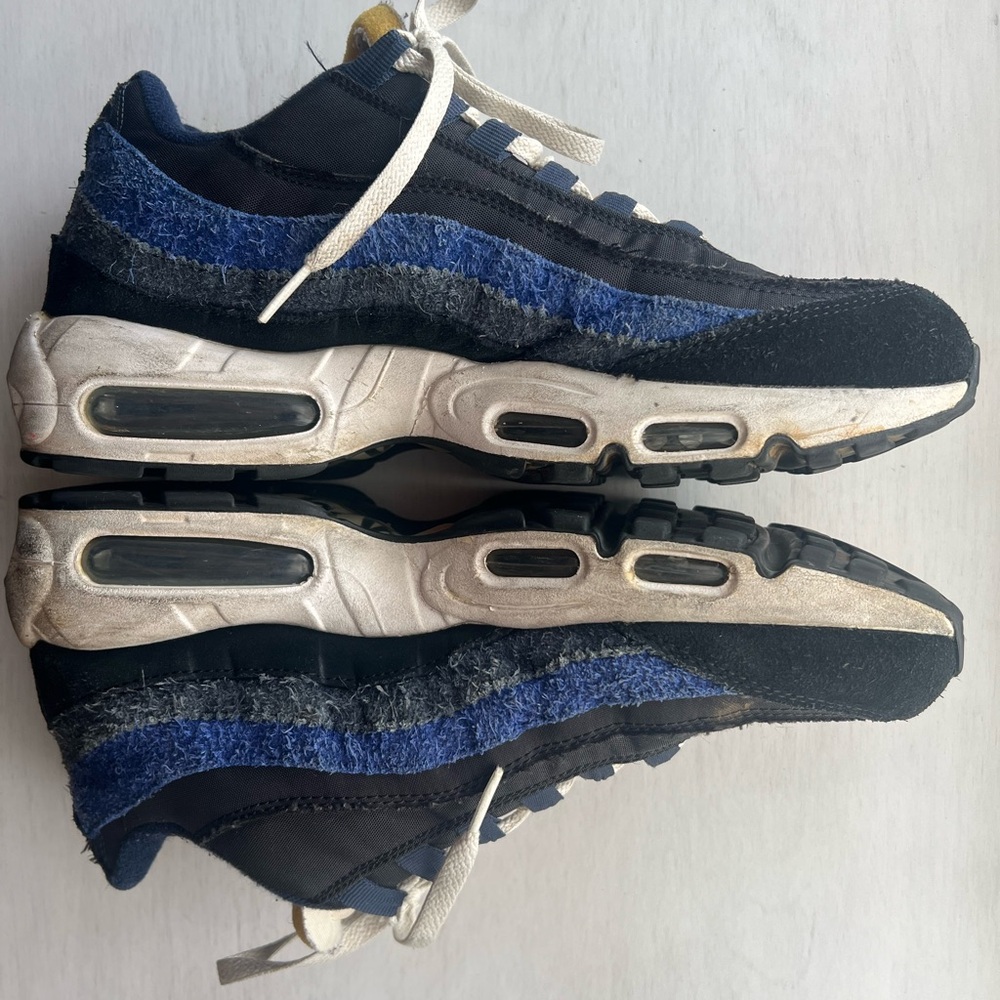 Nike Men's Air Max 95 AMRC Black Blue Beaverton, Size 9.5